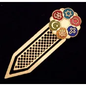 Cloisonne Clip-style Interfaith Bookmark