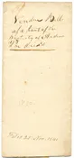 1823 Vendue List - Andrew Poe, Beaver Co., PA