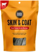 Bixbi Skin & Coat Beef Liver Jerky Dog Treats