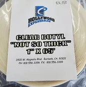 Clear Butyl "Not So Thick" 1/2", 3/4" &amp;amp; 1"