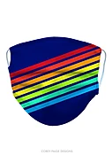 Adult Face Mask - Rainbow Stripe