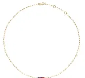 Van Den Abeele Paperclip Chain Necklace – Gold Minimalist Layering Chain