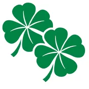 CLOVERS HELMET DECAL