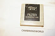 58mm NEW OLD STOCK Zenza Bronica SKYLIGHTH 1B screw in glass filter in BOX