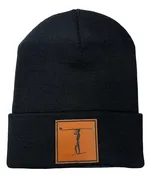 RA Fold Beanie w/Leatherette Patch