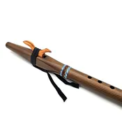 Iron Stained Cedar Native American Style F Sharp Flute