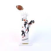 12" FOOTBALL LADY LIBERTY STATUE