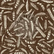 Boots and Saddle: Chocolate and Ivory Feathers Rev Paper