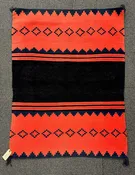 Navajo Textiles, Navajo Germantown: Panel Dress Half