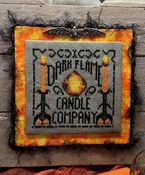Dark Flame Candle Company - Frony Ritter Designs - Cross Stitch Pattern