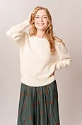 1980’s Cream Embellished Sweater