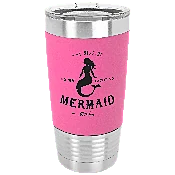 20 oz. Black/White Tumbler with Silicone Grip and Clear Lid