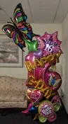 “Over The Top” Magical Mylar Celebration Column [customizable]