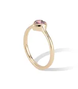 0.50ct Heart Rhodolite Garnet Ring