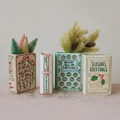 Ceramic Holiday Book Shaped Vase (1)