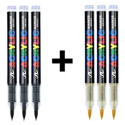 3Pcs White Acrylic Paint Marker Pens