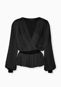 Carina - Silk Georgette Box Pleat Top