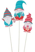 12 Piece Gnome Christmas Pick