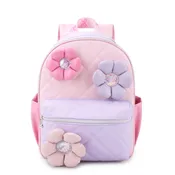 Daisy Appliqué Quilted Large Backpack