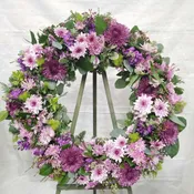 Lavender Love Wreath
