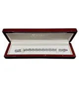 18k White Gold and 10 carat Diamond Bracelet (0IM003)