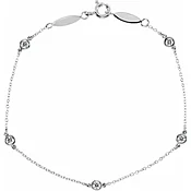 Lab Grown Diamond Station Bracelet – 0.33 Ctw