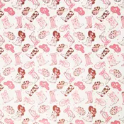 Cuddle® Prints - Fancy Boots Hot Pink Yardage