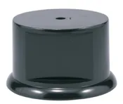2 3/4″ Black Weighted Round Plastic Base