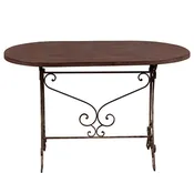 French Metal Folding Table
