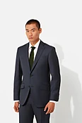 Blue Classic Sharkskin Jacket