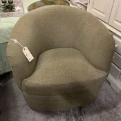 Green Swivel Club Chair — The Predecessors Estate Sales - Online
