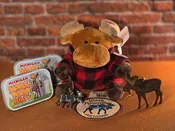 EXCLUSIVE - Christmas Moose Plush with 2 Moose Poop Tin, Moose Key Chain, Moose Sticker, Moose Ornament - 2025PLU2