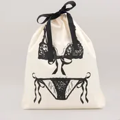 Bag-all - Bow Lingerie Shoe Bag - Cream