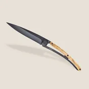 Deejo 27G Olive Wood Black COO Folder