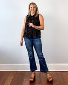 Anna Chiffon Print Blouse