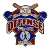 Babe Ruth Baseball Offense Pin