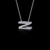 Alphabet Initial Necklace | Diamonds & Gold