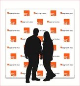 Vinyl Step and Repeat Backdrop
