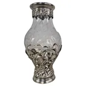 A Silver Mounted Art Nouveau Cut Glass Vase - LU913641060912 — ARTISAN LAMP