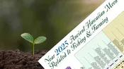 2025 Hawaiian Fishing & Farming Moon Calendar