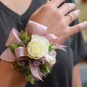 Blush Pink Wrist Corsage