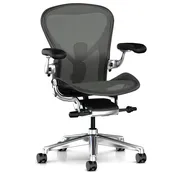 ハーマンミラー アーロンチェア  Aeron Chair グラファイト・ポリッシュドアルミニウム