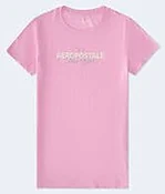 Aeropostale Bow Glitter Graphic Tee