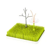 Boon Grass Countertop Drying Rack with Twig, Green