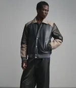 Bryson Leather Varsity Jacket