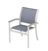 Bazza Stacking Cafe Chair w/ Polymer Arms