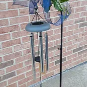 30 Inch Wind Chime DISPLAYED ON STAND:  Angel's Arms