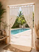 Handmade Macrame Curtain - 112x70 Locally Made Decor — ben & giules