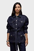 Anya Belted Denim Jacket