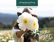 2027 Peony Calendar